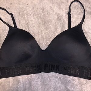 Black wireless PINK VS bra